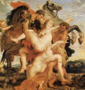 Peter Paul Rubens The robbery of the daughters of Leucippus painting